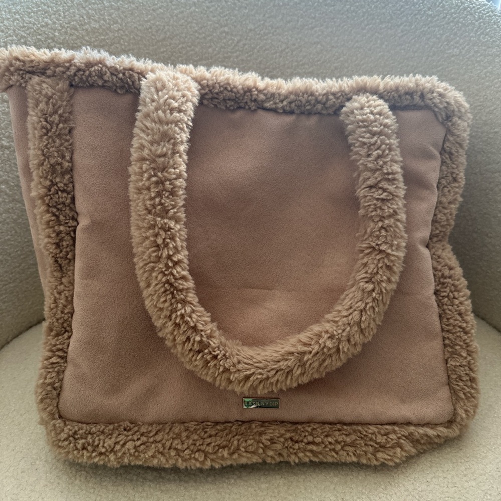 Skinnydip furry tote bag